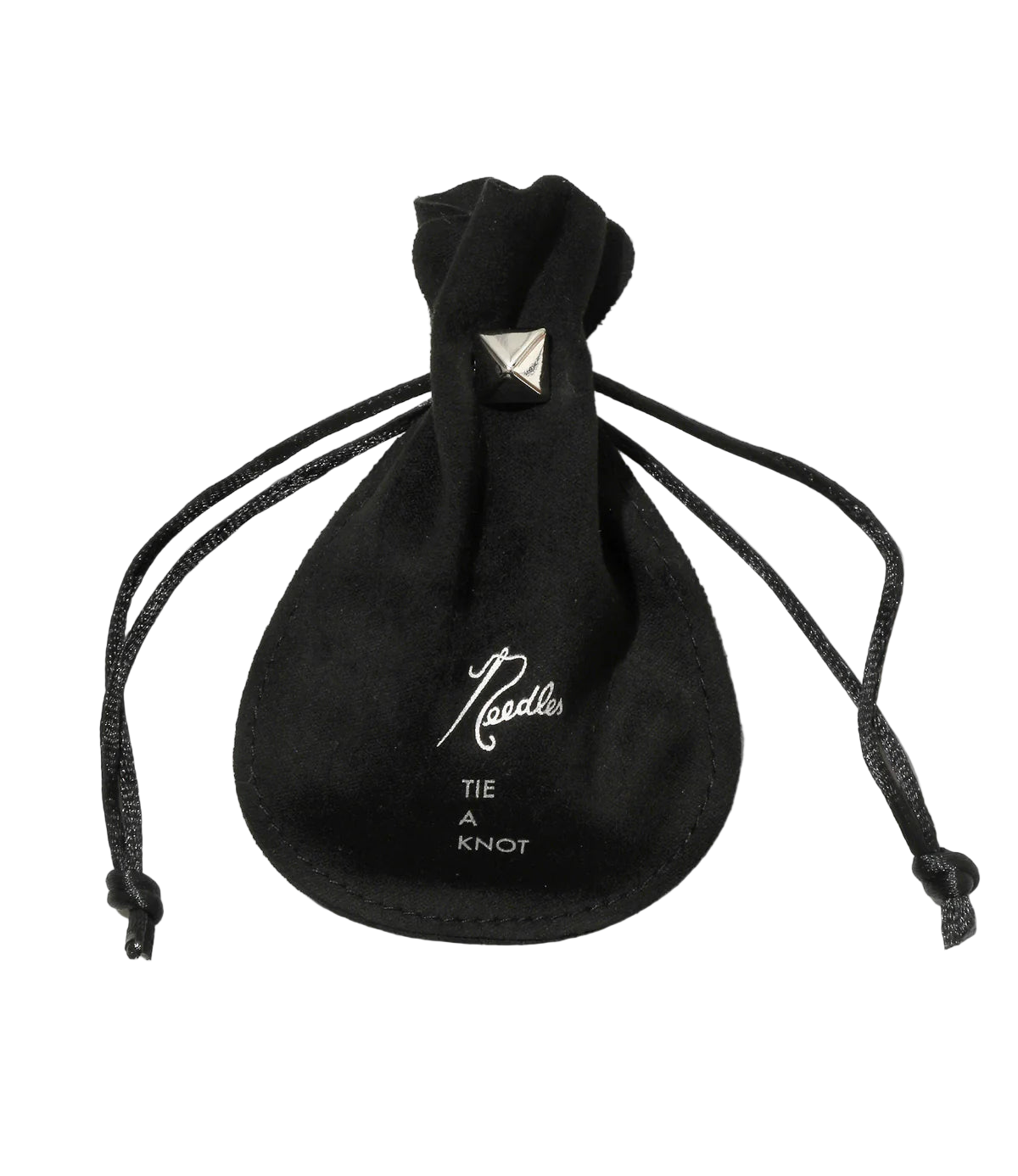 Needles x Tie A Knot - Crystal Beads Double Row Ring - Pink x Purple