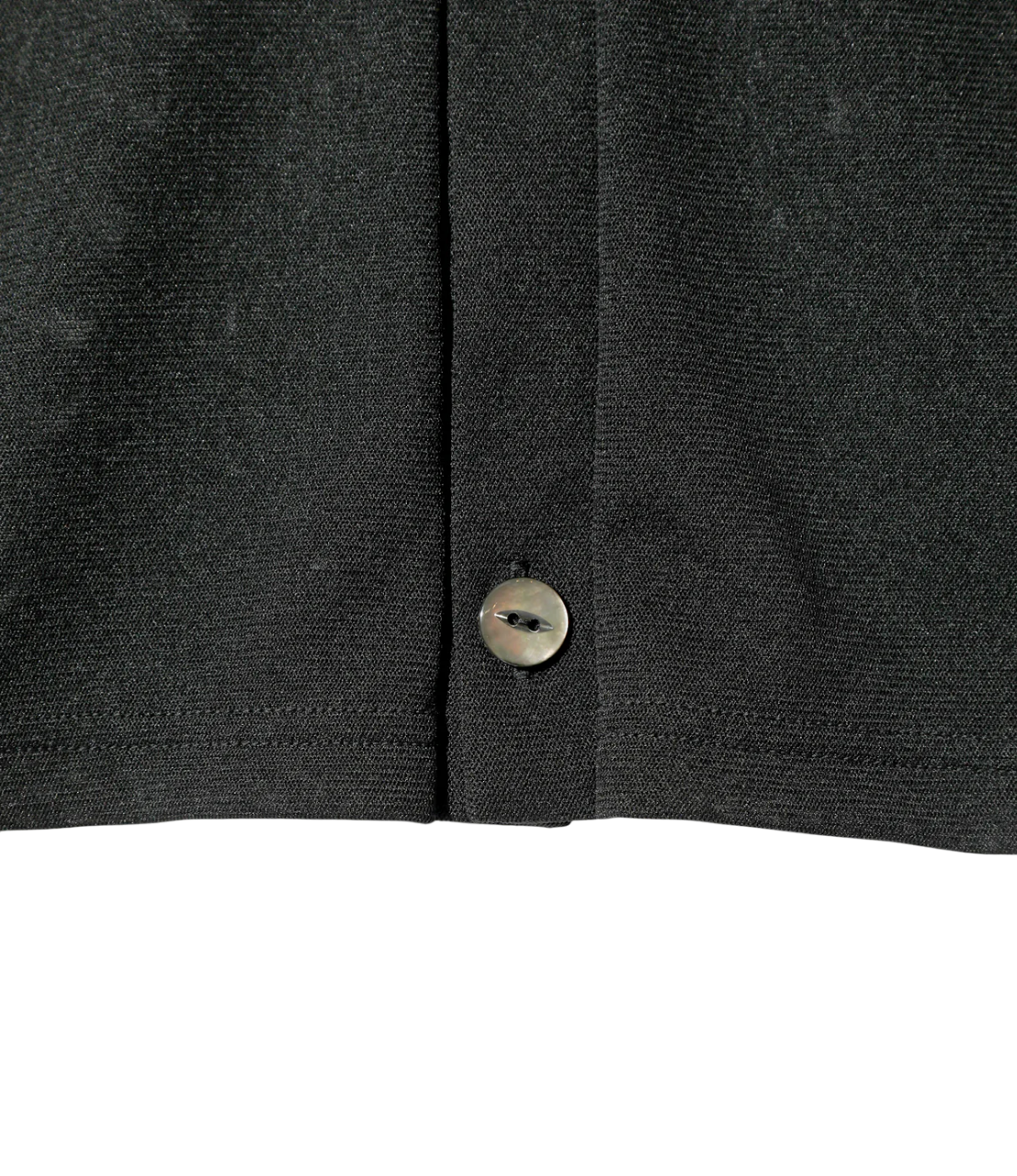 V Neck Cardigan - Black - Poly Mesh