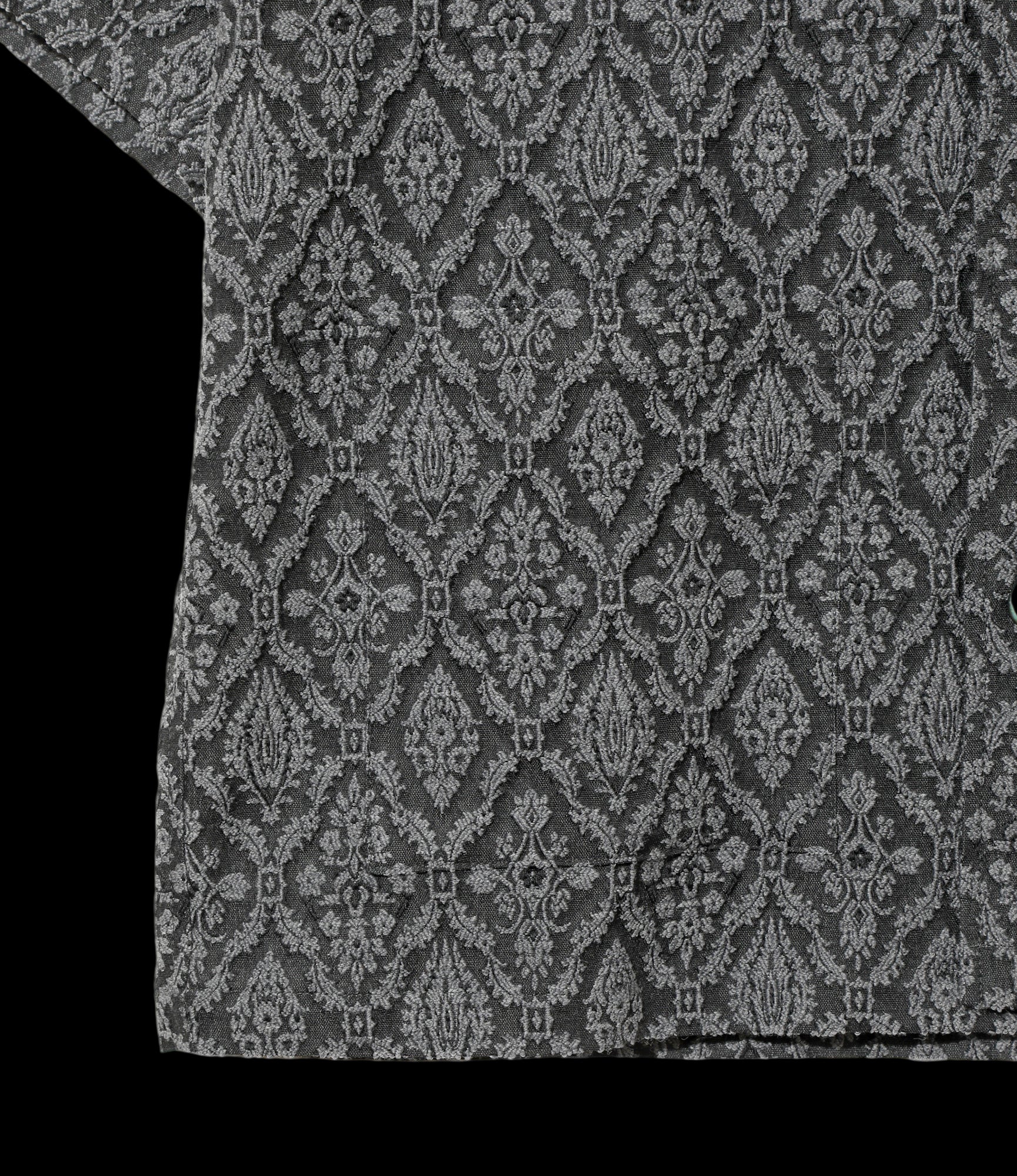 Cabana Shirt - Grey - Victorian Jacquard