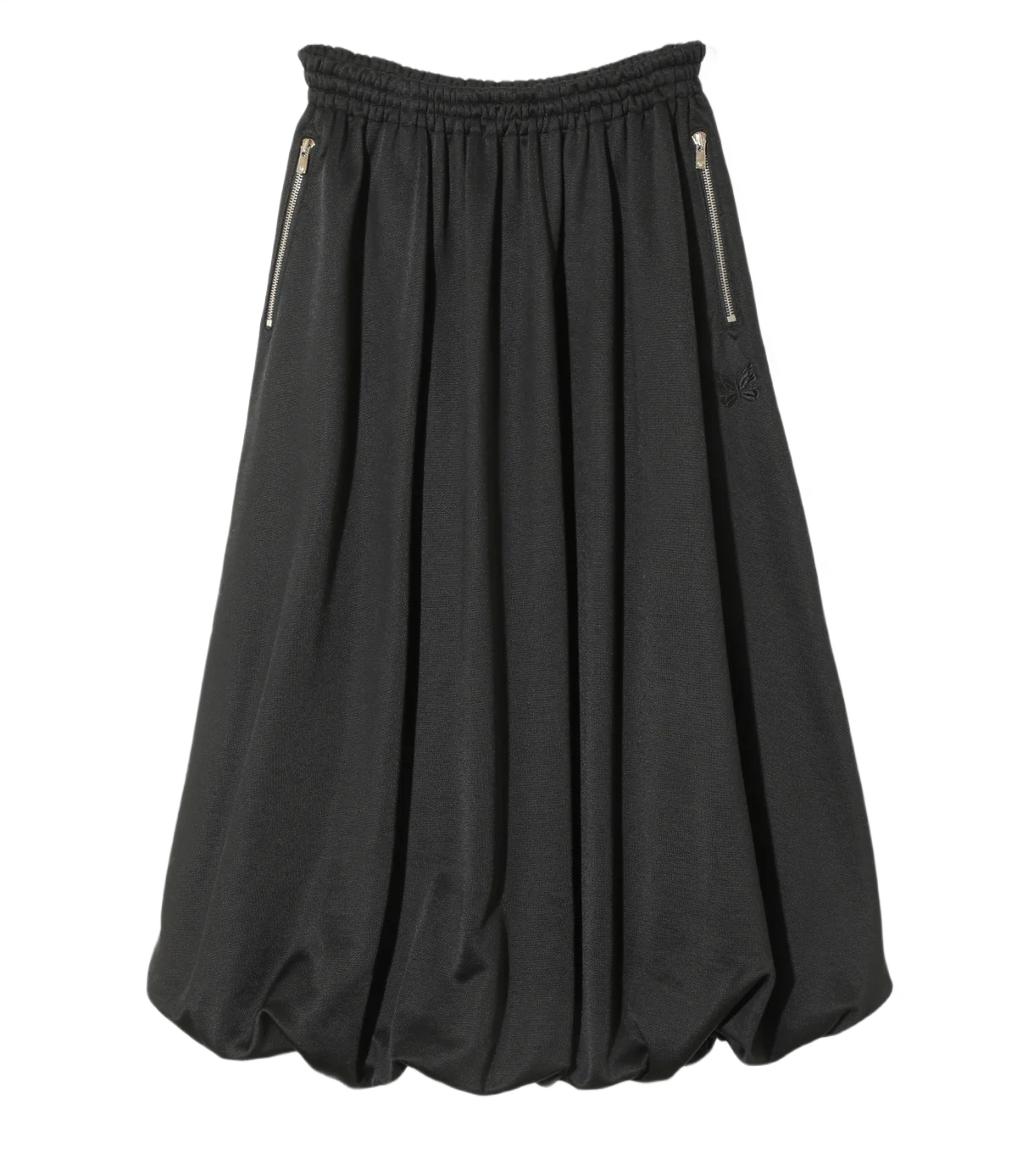 Balloon Track Skirt - Black - Bright Jersey