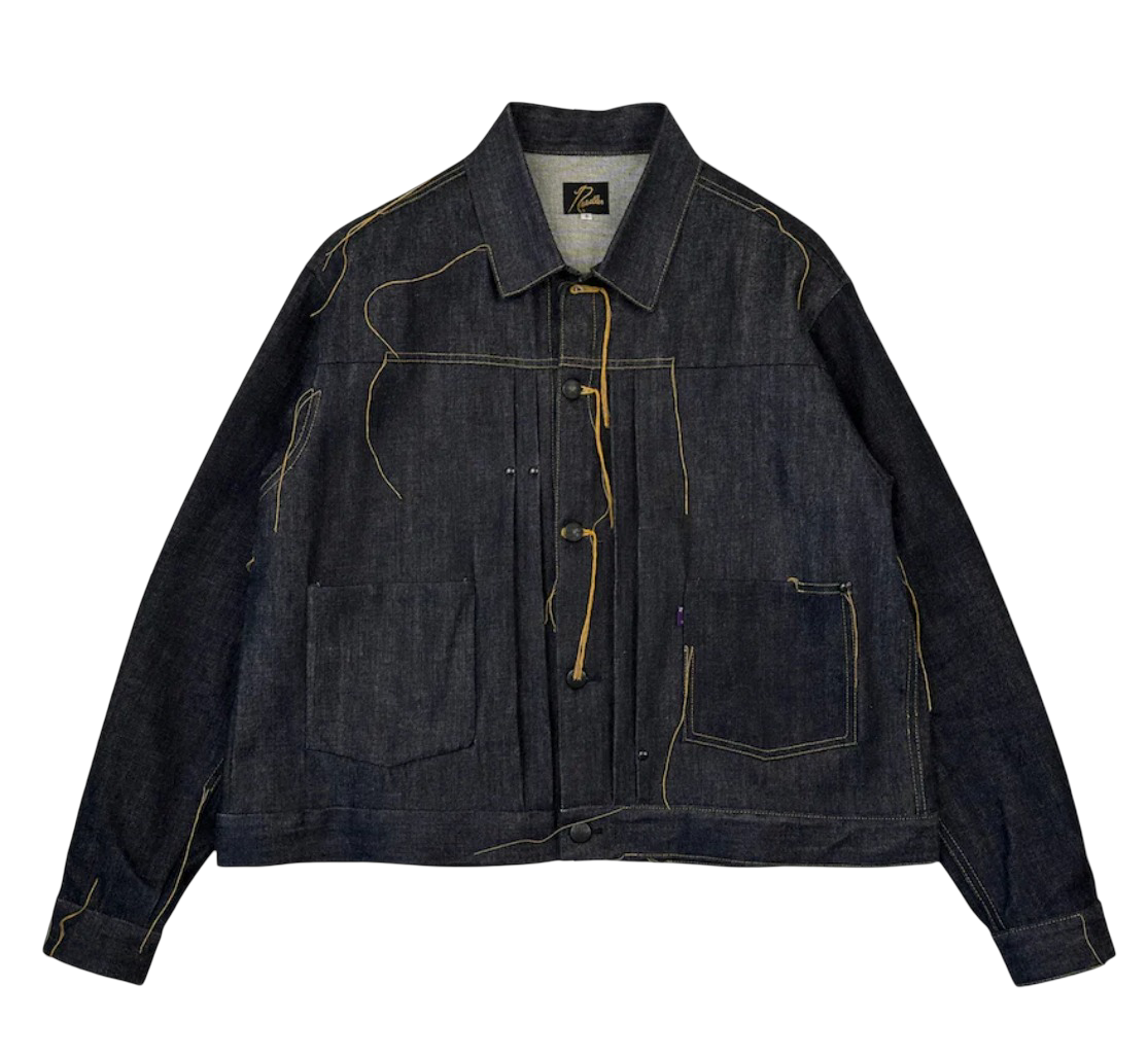 NEEDLES 12OZ GLITCH STITCH DENIM JACKET - Needles official website |ニードルズ オフィシャルウェブサイト