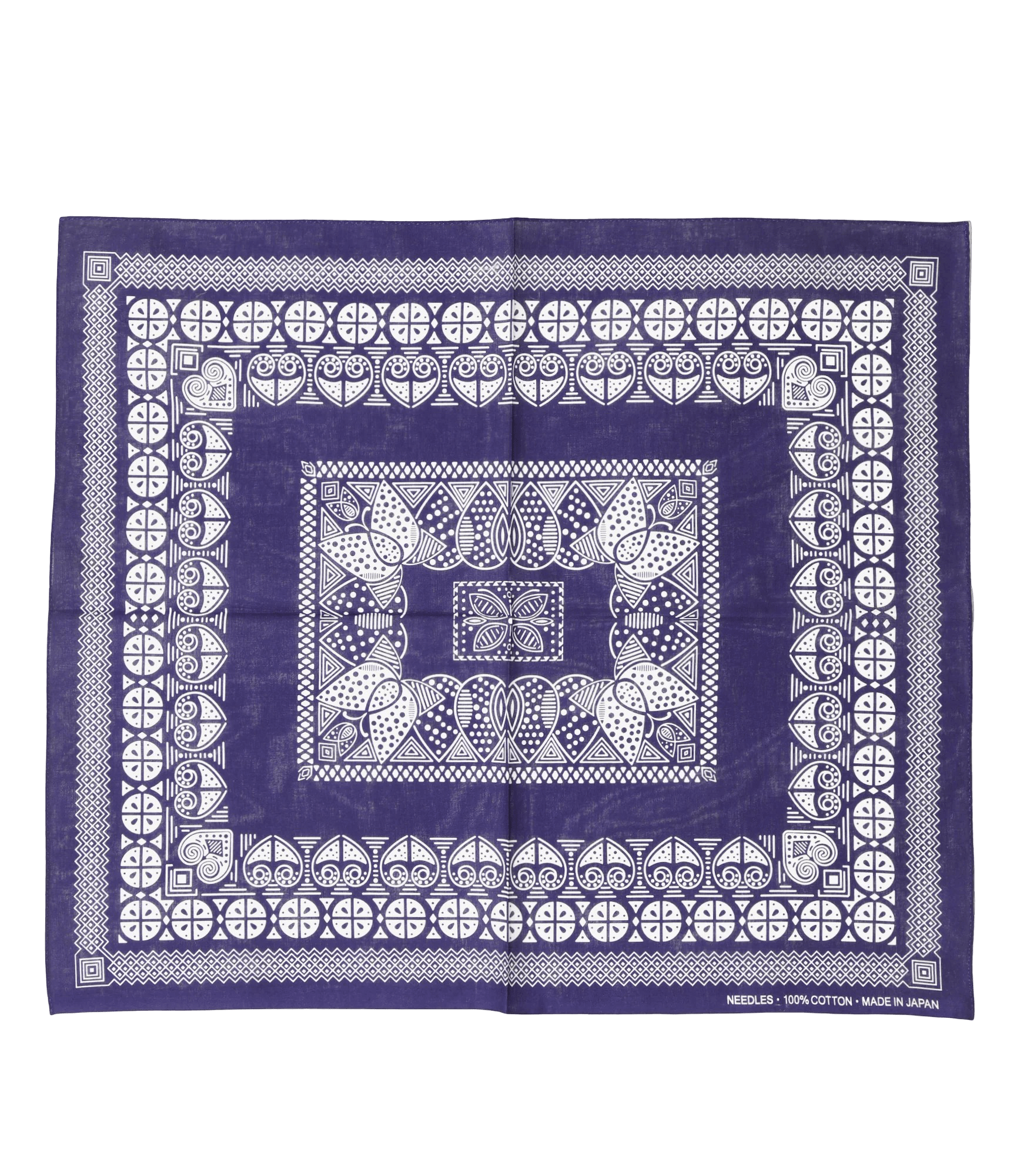 Bandana - Purple - Rectangle - Needles Official Store | Track Pants Jackets and Collections