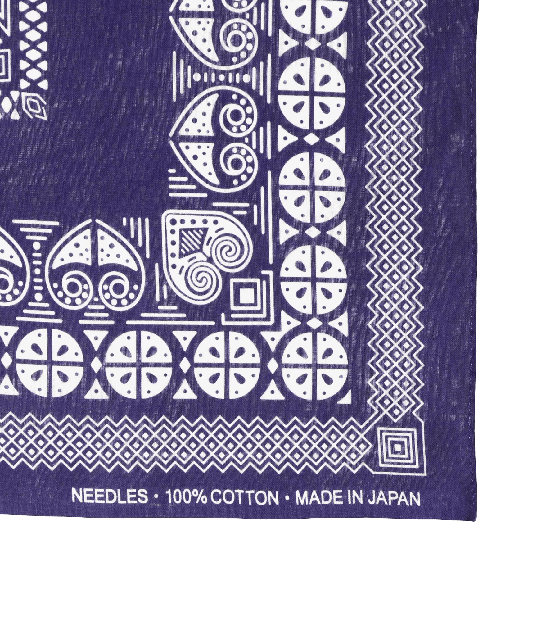 Bandana - Purple - Rectangle - Needles Official Store | Track Pants Jackets and Collections