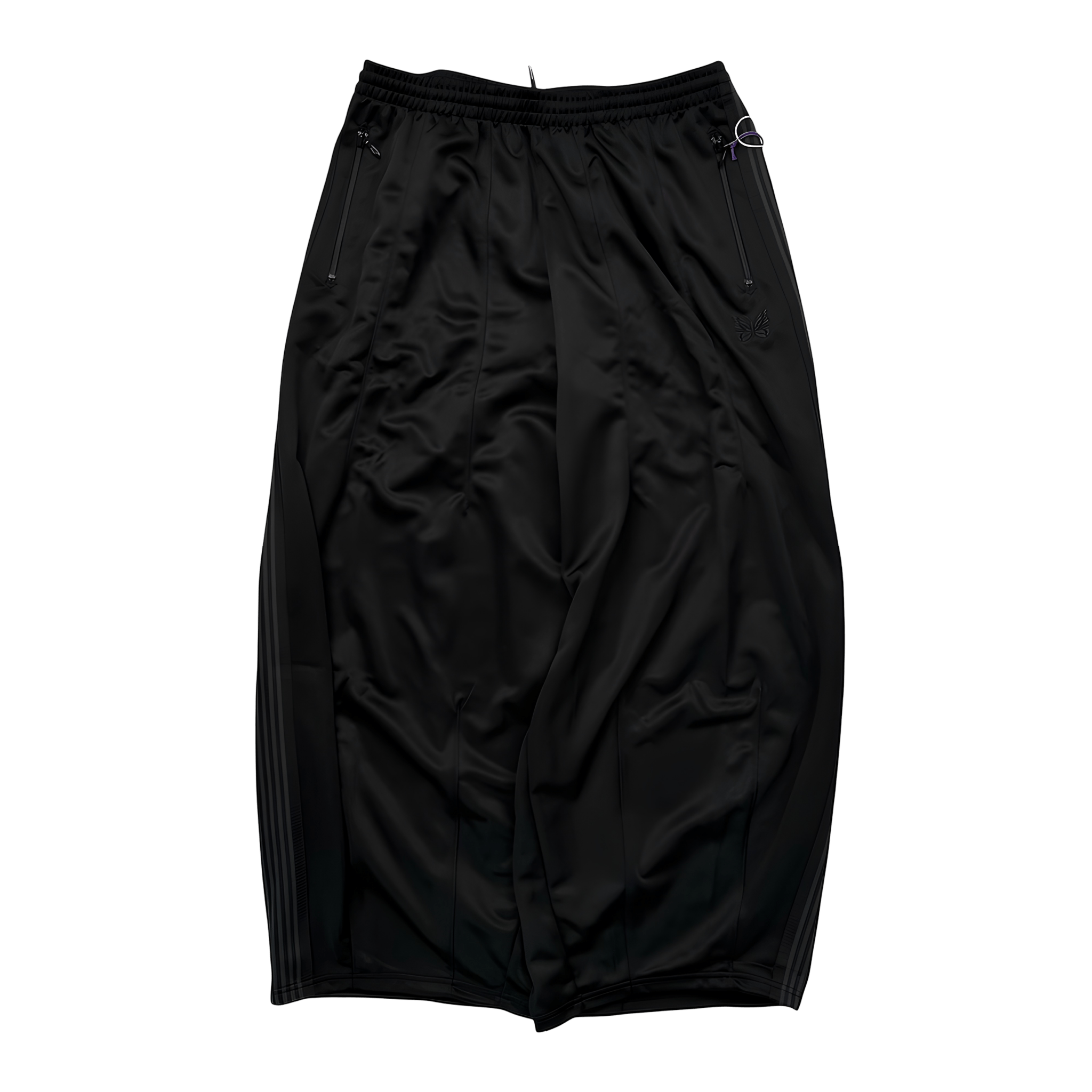 NEEDLES H.D. TRACKPANTS - BLACK - Needles Official Store | Track Pants Jackets and Collections
