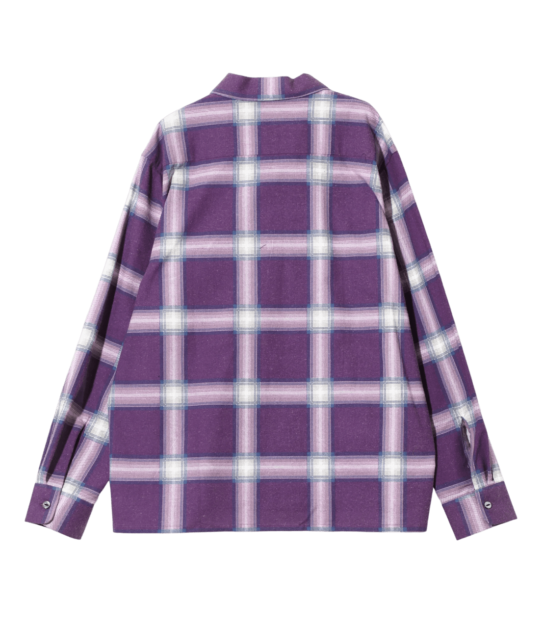 One - Up Shirt - Purple - Printed Flannel / Plaid - Needles Official Store | Track Pants Jackets and Collections