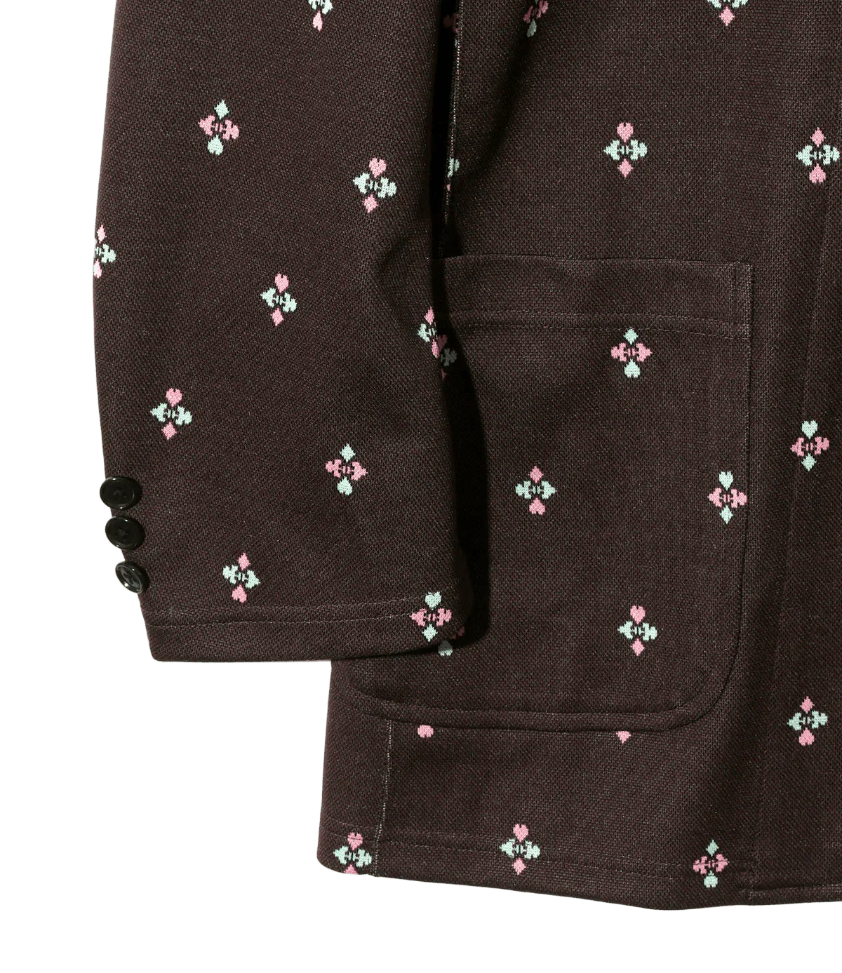 2B Jacket - Blackjack - Poly Jacquard - Needles Official Store | Track Pants Jackets and Collections