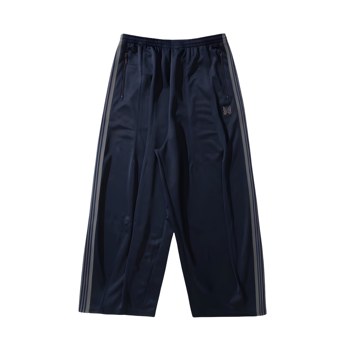 NEEDLES H.D. TRACKPANTS - BLACK & WHITE – Needles official