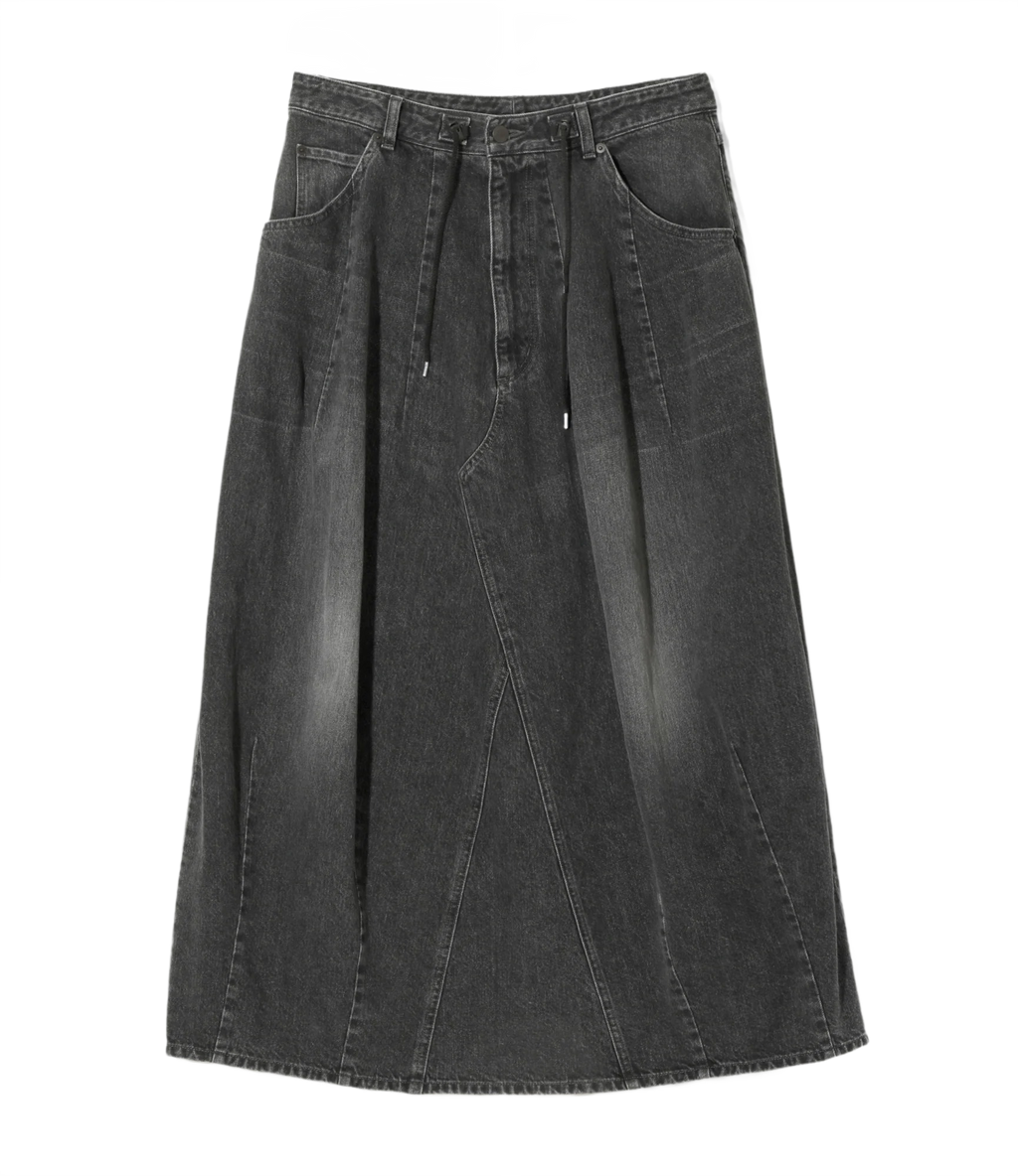 H.D. Jean Skirt - Black - 12oz Denim