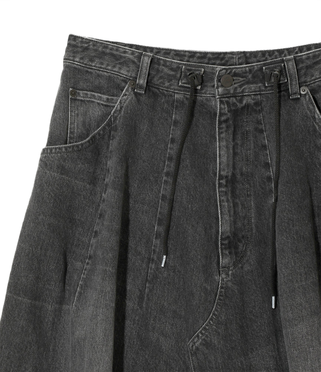 H.D. Jean Skirt - Black - 12oz Denim