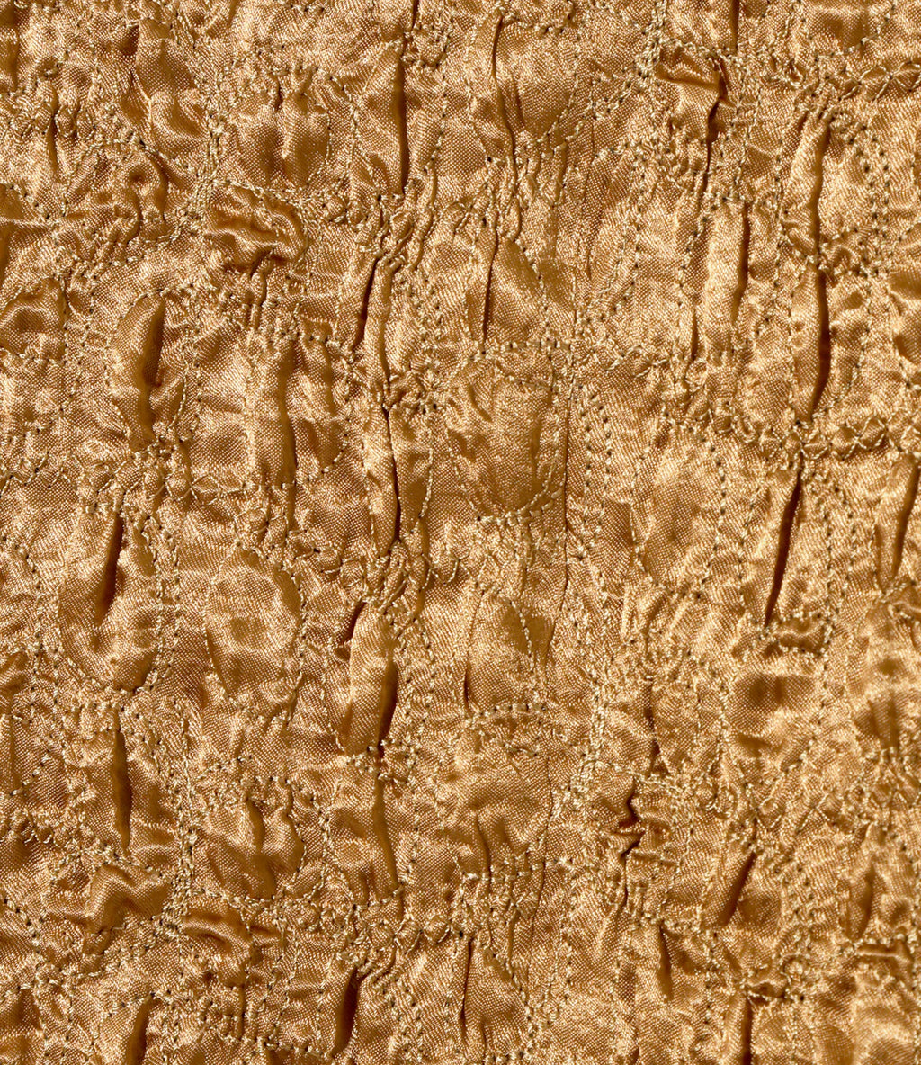 C.C. Vest - Brown - Embroidery Satin