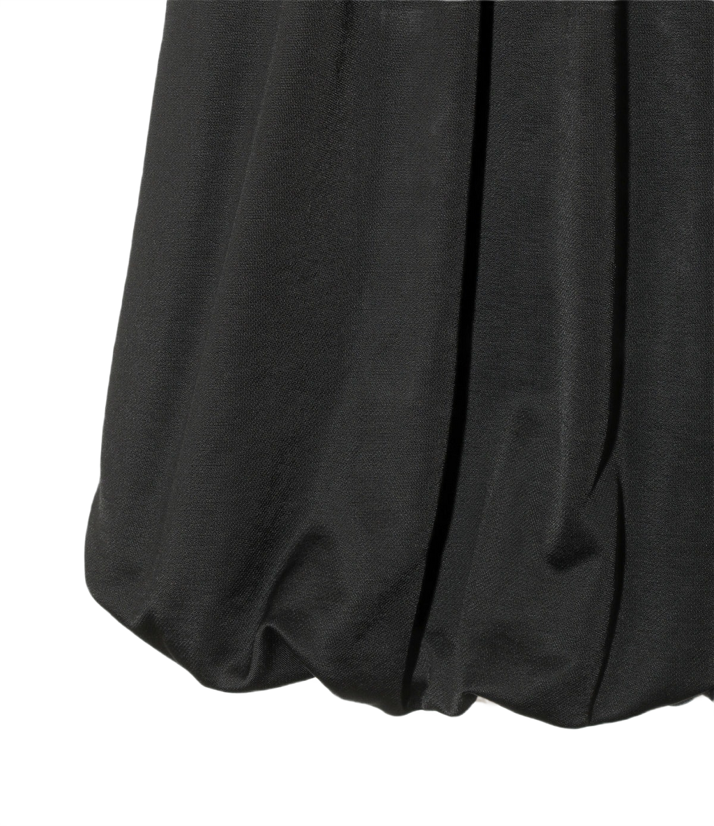 Balloon Track Skirt - Black - Bright Jersey