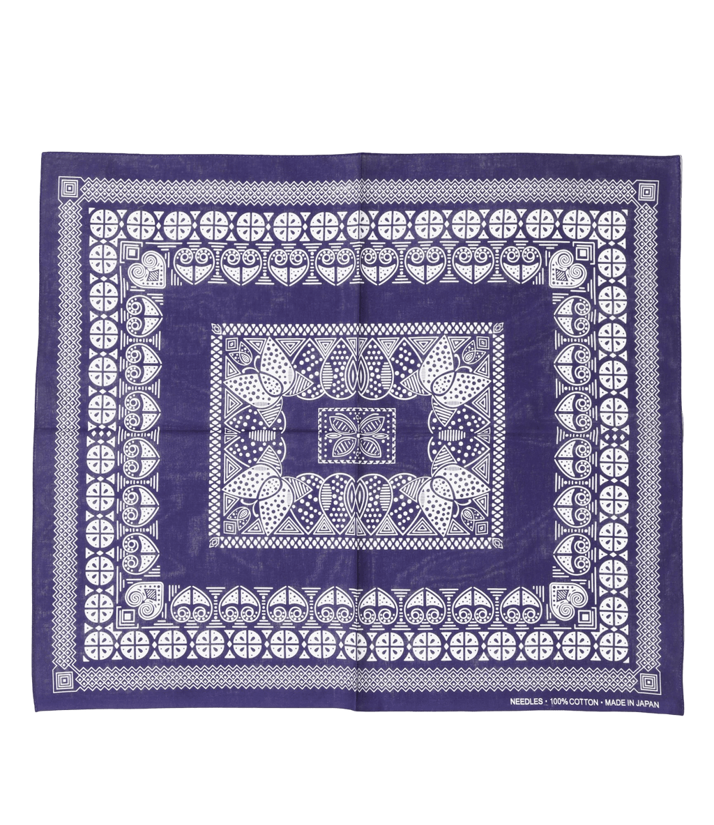 Bandana - Purple - Rectangle - Needles Official Store | Track Pants Jackets and Collections