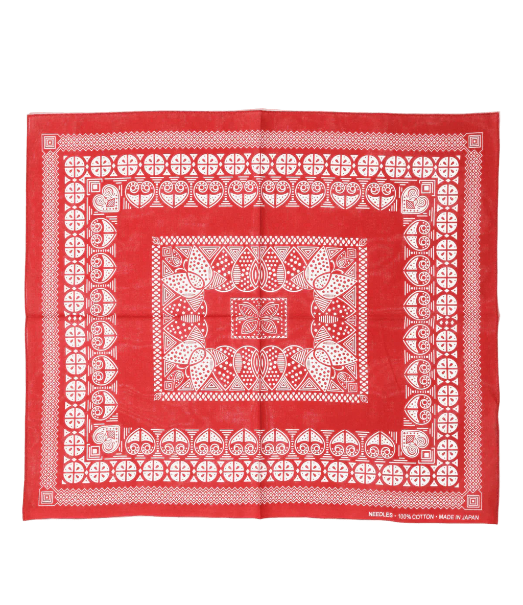 Bandana - Red - Rectangle - Needles Official Store | Track Pants Jackets and Collections