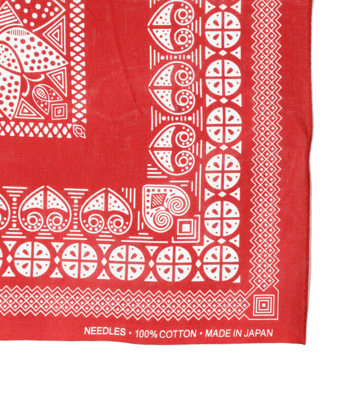 Bandana - Red - Rectangle - Needles Official Store | Track Pants Jackets and Collections