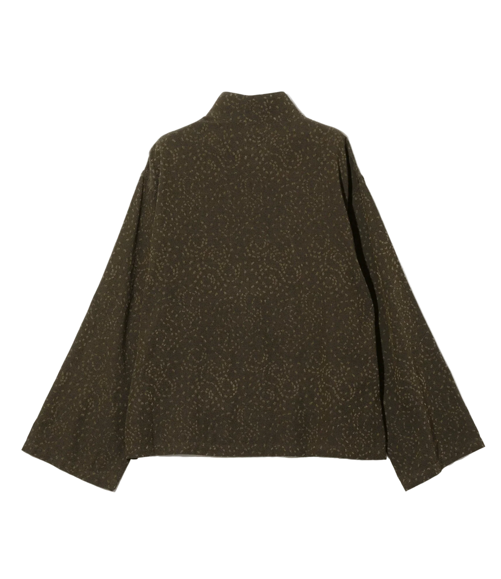 China Shirt - Olive - Abstract Jacquard - Needles Official Store | Track Pants Jackets and Collections