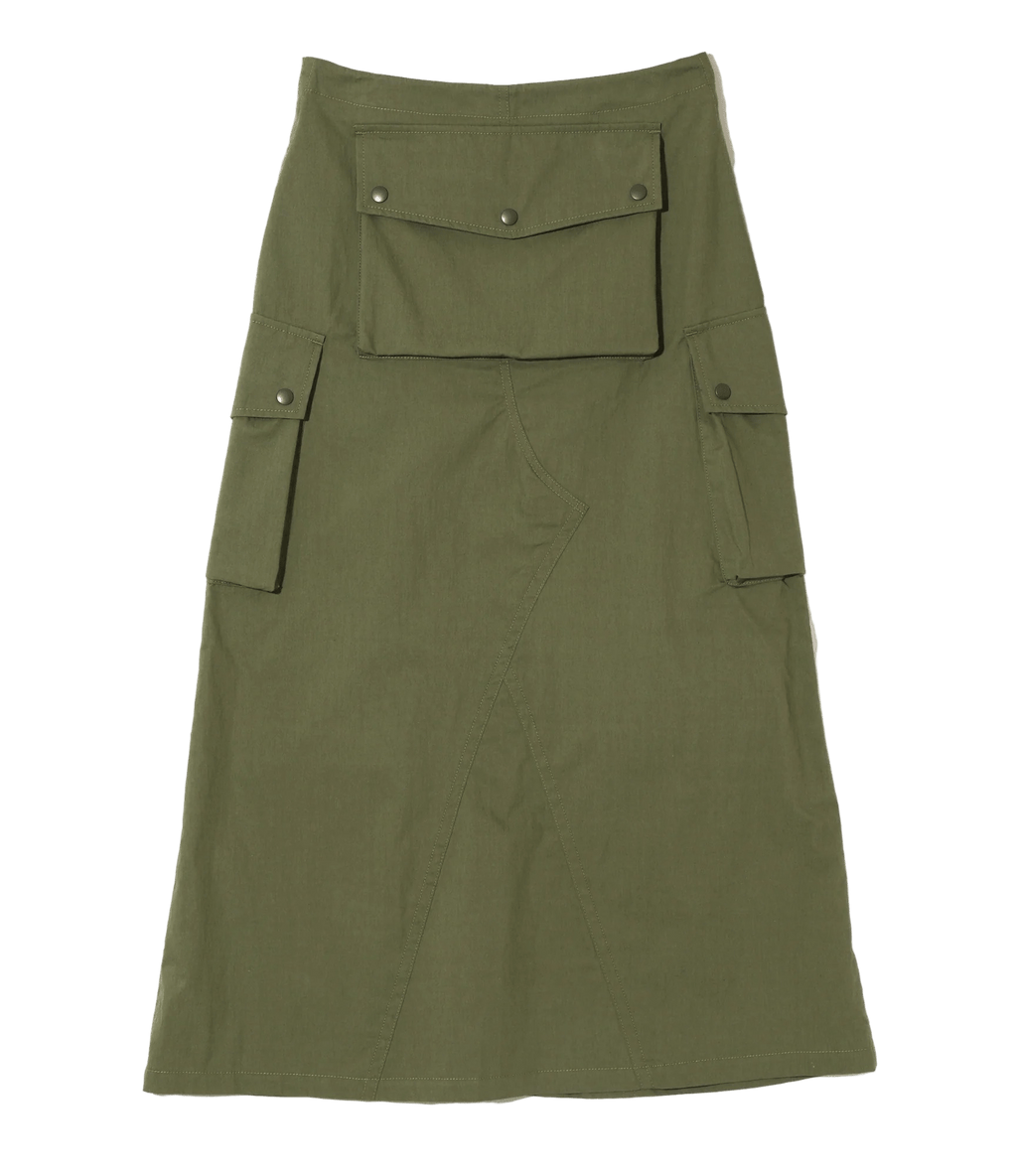 Field Skirt - Olive - C/N Oxford - Needles Official Store | Track Pants Jackets and Collections