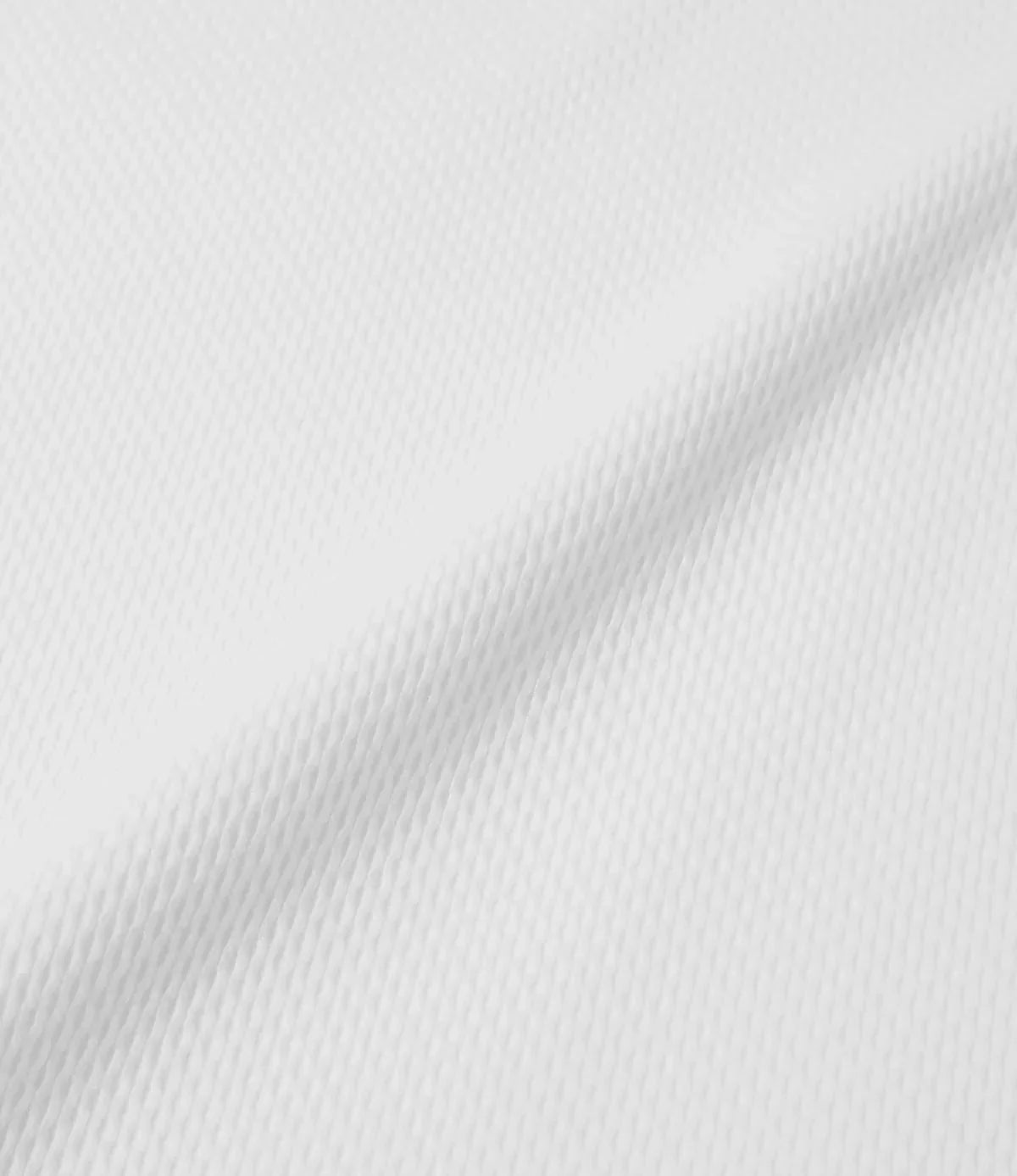 L/S Mock Neck Tee - White - Poly Waffle Jersey - Needles Official Store | Track Pants Jackets and Collections