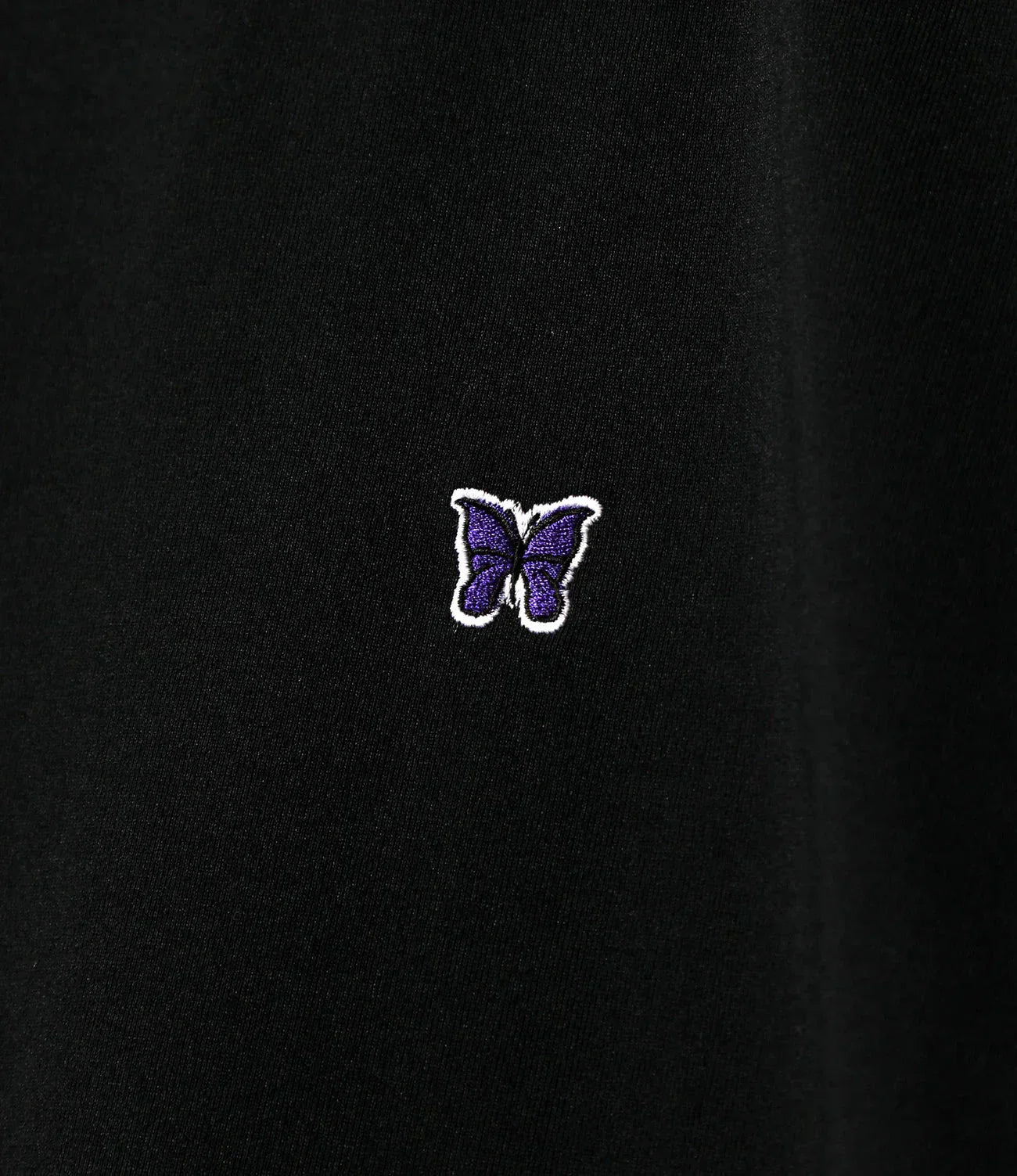 Needles Mock Neck T-shirt Short Sleeves - Black - Needles Official Store | Track Pants Jackets and Collections
