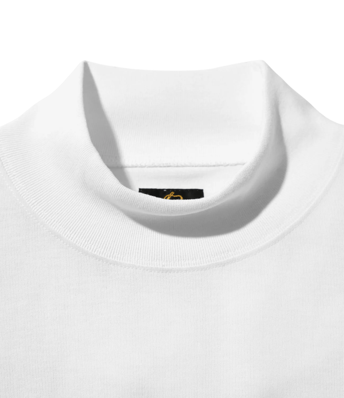 Needles Mock Neck T-shirt Short Sleeves - White - Needles Official Store | Track Pants Jackets and Collections