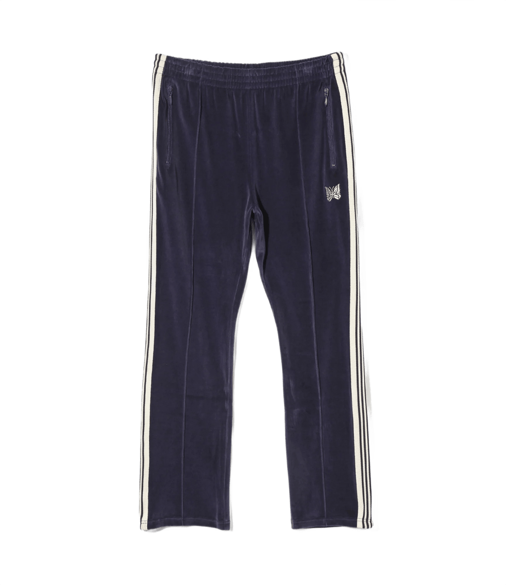 Needles Narrow Track Pants - Navy Velour - Needles Official Store | Track Pants Jackets and Collections