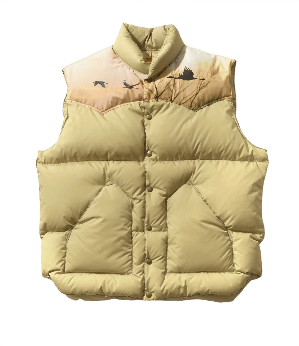 Needles x Rocky Mountain Featherbed - Vest - Beige - Needles Official Store | Track Pants Jackets and Collections
