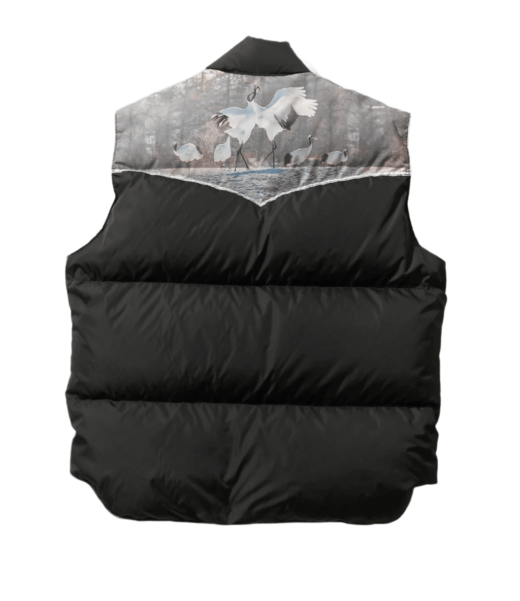 Needles x Rocky Mountain Featherbed - Vest - Black - Needles Official Store | Track Pants Jackets and Collections