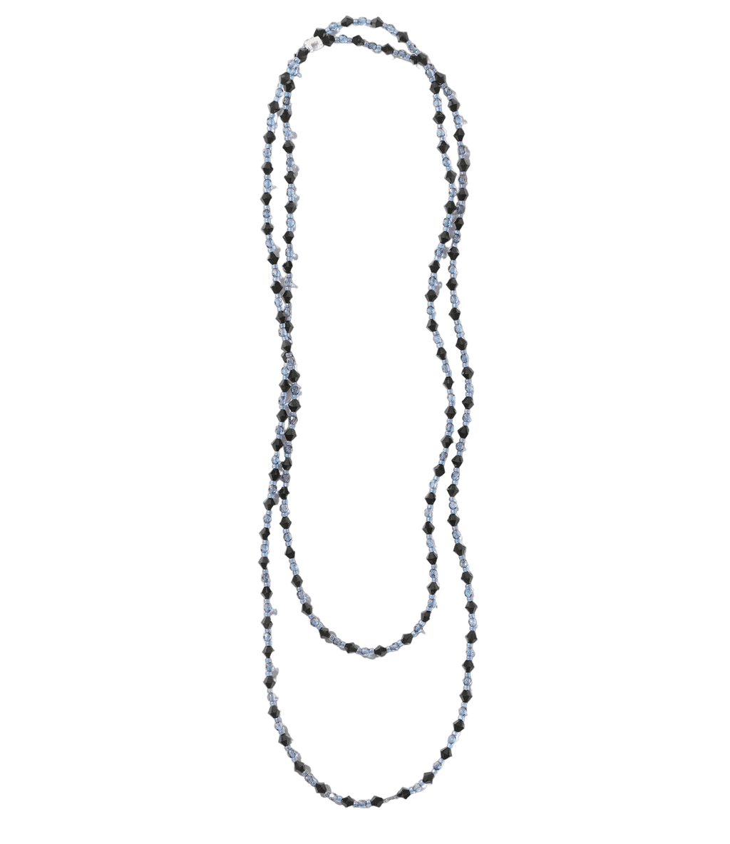 Needles x Tie A Knot - Crystal Beads Long Necklace - Black x Purple - Needles Official Store | Track Pants Jackets and Collections