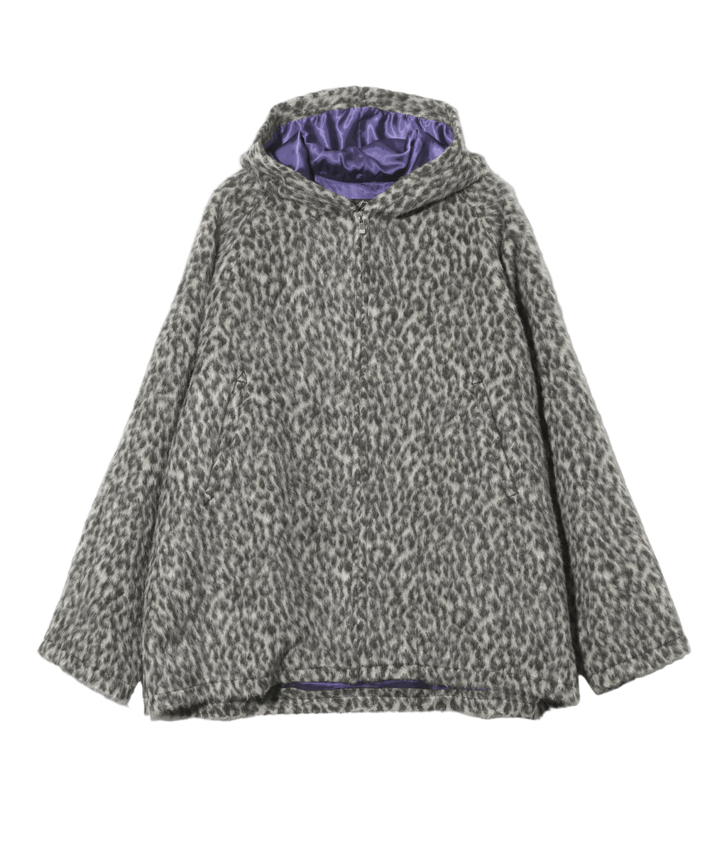 Over Parka - Leopard - Alpaca Shaggy - Needles Official Store | Track Pants Jackets and Collections