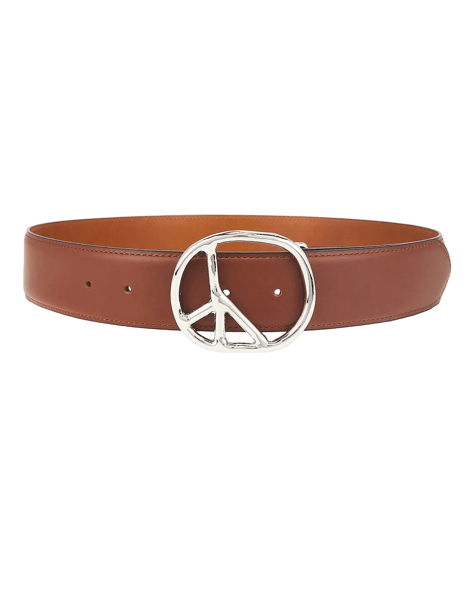 Peace Buckle Belt - Brown - Steer Lthr - Needles Official Store | Track Pants Jackets and Collections