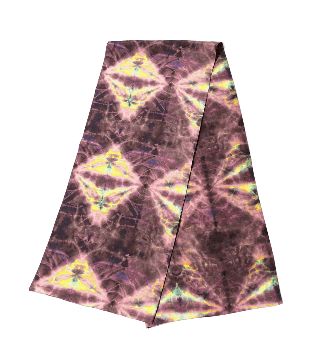 Scarf - Purple - Printed Silk Crepe - Needles Official Store | Track Pants Jackets and Collections