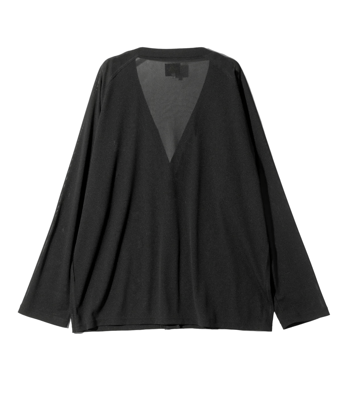 V Neck Cardigan - Black - Poly Mesh - Needles Official Store | Track Pants Jackets and Collections