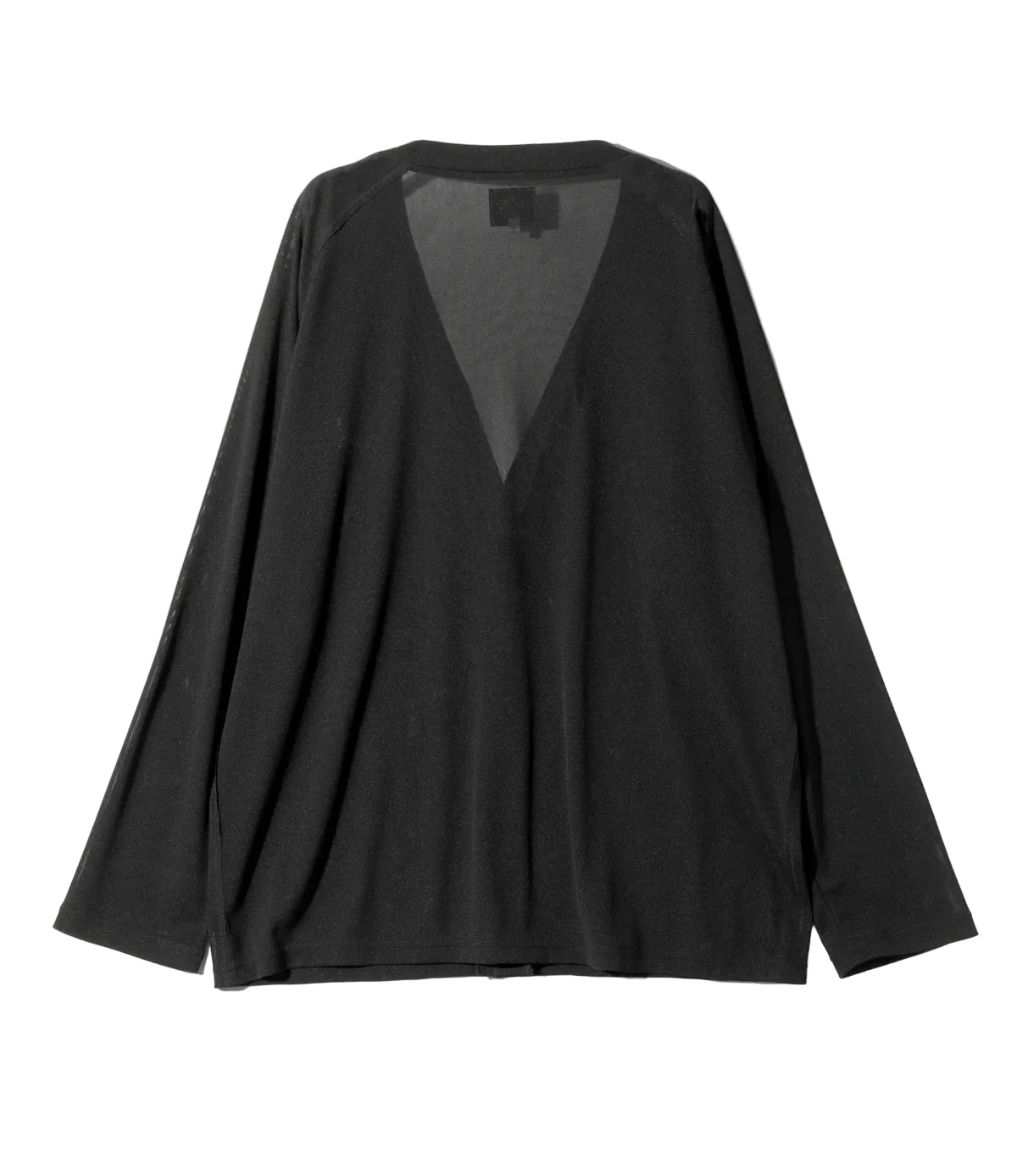 V Neck Cardigan - Black - Poly Mesh - Needles Official Store | Track Pants Jackets and Collections