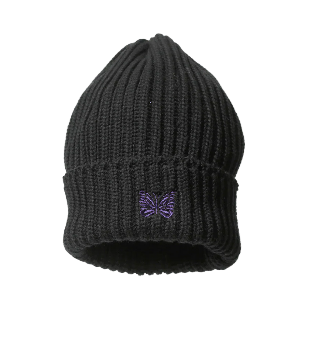 Watch Cap - Black - Merino Wool - Needles Official Store | Track Pants Jackets and Collections