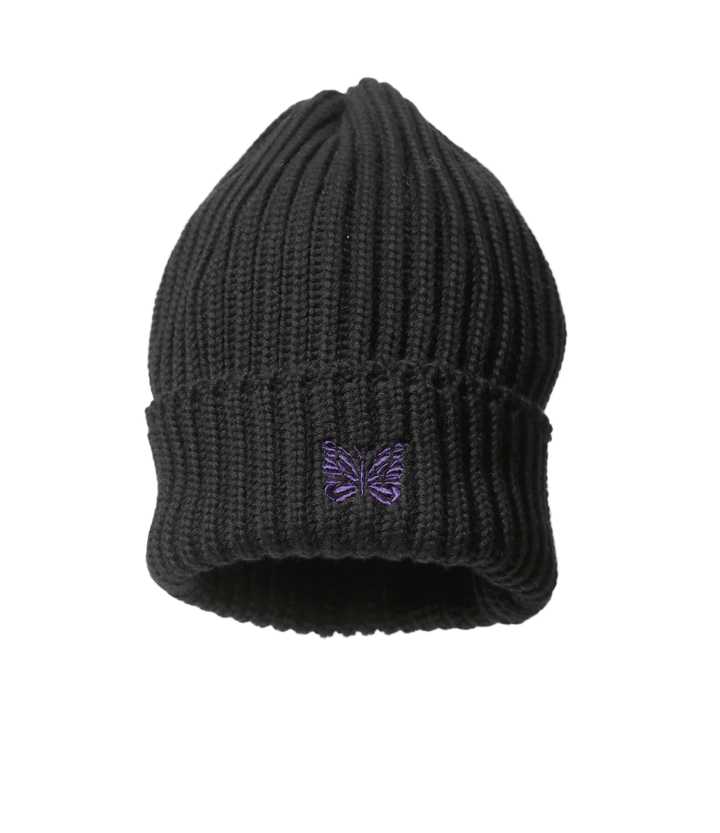 Watch Cap - Black - Merino Wool - Needles Official Store | Track Pants Jackets and Collections